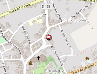 Carte de La Poste à Souvigny