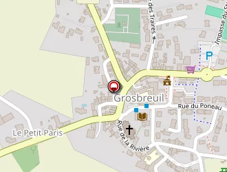 Carte de Etap Permis à Grosbreuil