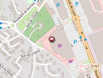 Carte de Mim à Moulins