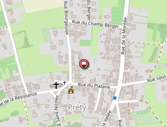 Carte de C B S à Préty