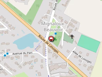 Carte de Montfleuri à Mignaloux-beauvoir