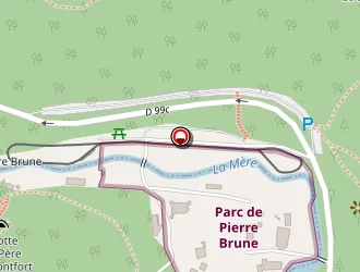 Carte de Sentier Sylvicole Du Douard à Mervent