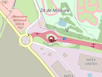 Carte de Jaillet Multiservices à Miroir (le)