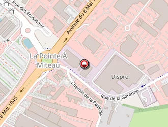 Carte de Dispro à Poitiers