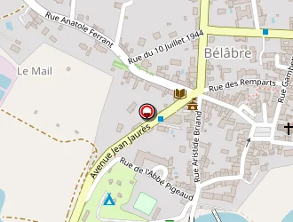 Carte de La Poste à Bélâbre