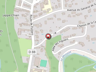 Carte de Le Chalet De Bohème à Saint-benoît