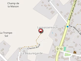 Carte de Centre De Secours à Bélâbre