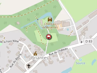 Carte de Agence Postale à Briantes