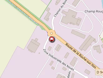 Carte de Prodallage à Sainte-hermine