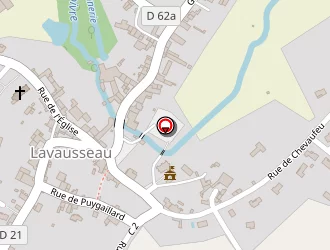Carte de Lavausseau à Lavausseau