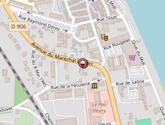 Carte de Simply Market à Tournus