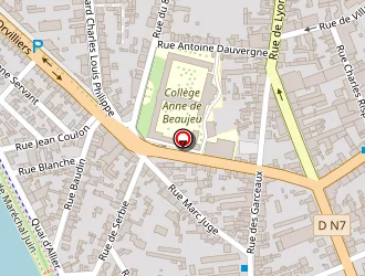 Carte de Au Jardin De Nice à Moulins