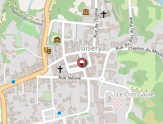 Carte de Arnould Hubert à Cuisery