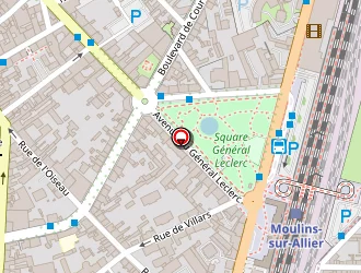 Carte de Allier Sécurité à Moulins