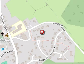 Carte de Plan D'eau à Neuvy