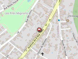 Carte de Action Bois à Poitiers