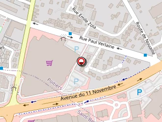 Carte de Cathy Coiffure à Saint-benoît