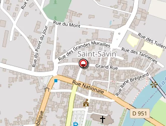 Carte de Ambulances Blancoises à Saint-savin