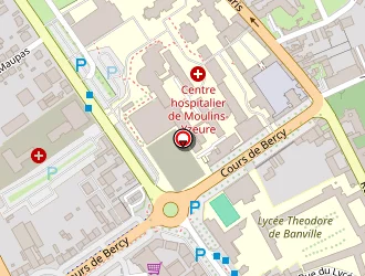 Carte de Coudin Vincent à Moulins