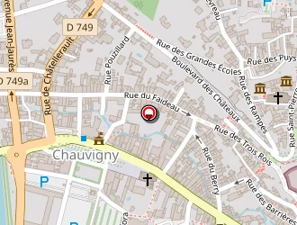 Carte de La Lunchbox De Pandore à Chauvigny