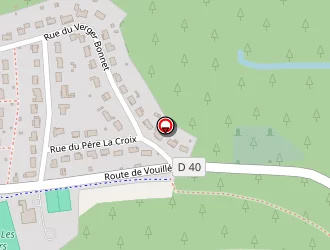 Carte de Stade Des Cours à Béruges