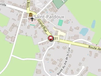 Carte de La Boîte à Coudre à Saint-pardoux