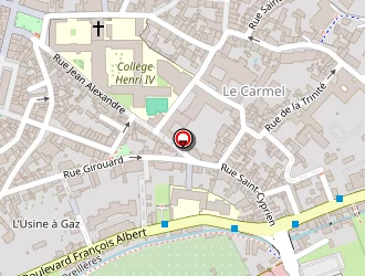 Carte de Clergeaud à Poitiers