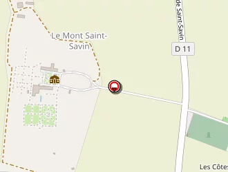 Carte de Hebras à Saint-savin