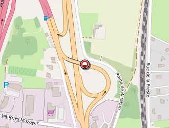 Carte de Mc Donald's Tournus à Tournus