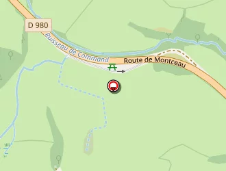 Carte de De Command (earl) à Saint-marcelin-de-cray