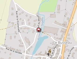 Carte de Chauvet Claude à Busseau (le)