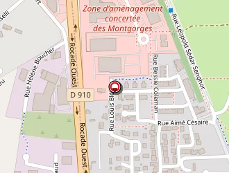 Carte de Axe 10 Automobiles à Biard