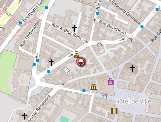 Carte de Côté Place à Poitiers