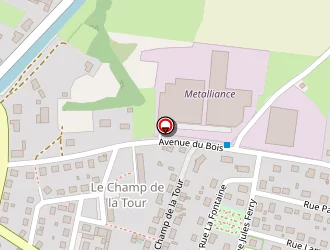 Carte de Metalliance à Génelard