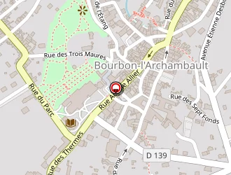 Carte de Delbard Jacqueline à Bourbon-l'archambault