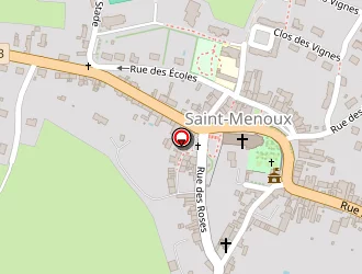 Carte de La Poste à Saint-menoux