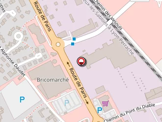 Carte de Bondoux (etablissements) à Avermes