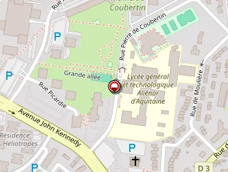 Carte de Espace Kennedy à Poitiers