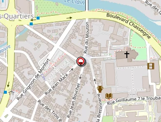 Carte de Metais Jacques à Poitiers