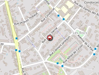 Carte de Le Clos Des Rocs à Poitiers