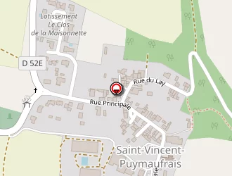 Carte de Jp Pizzas (snack-pizzas) à Bournezeau