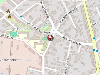 Carte de Bel Air à Poitiers