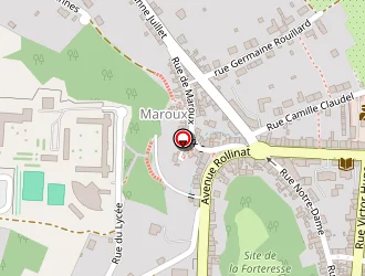 Carte de Maroux à Argenton-sur-creuse
