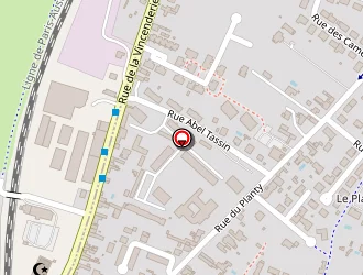 Carte de Prodilinge Chimie-conseil à Buxerolles