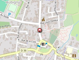 Carte de Bazin à Aubigny