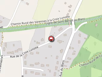 Carte de Le Relais De L'anglin à Concremiers