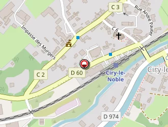 Carte de Vallée David à Ciry-le-noble