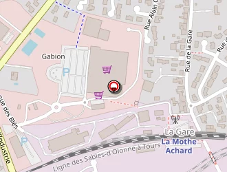 Carte de Loué à Mothe-achard (la)