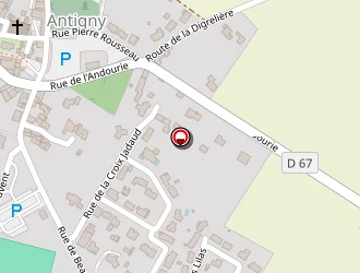 Carte de Gatteau Albert à Antigny