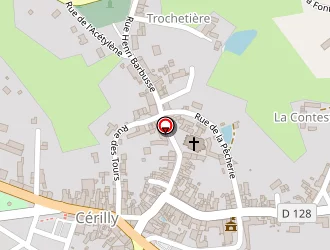 Carte de Ferder à Cérilly